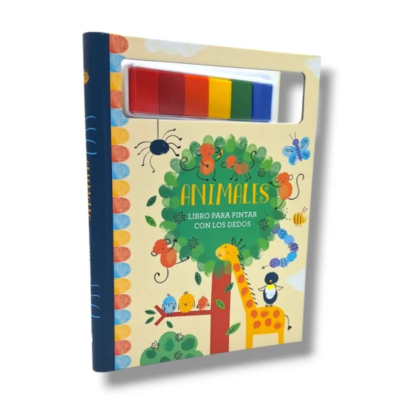 Libro para pintar con los dedos (AVENTURAS - ANIMALES)