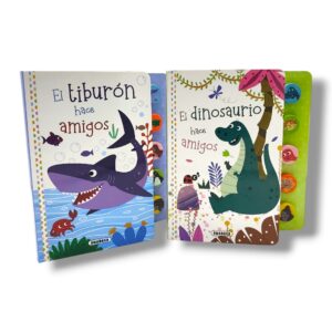 PRIMEROS SONIDOS ANIMALES- DINOSAURIO Y TIBURON